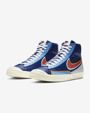 Nike Blazer Mid '77 Infinite Men's Shoe (orange and blue)