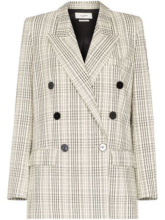 Shop Isabel Marant Étoile Leagaya oversized double-breasted jacket with Express Delivery - FARFETCH