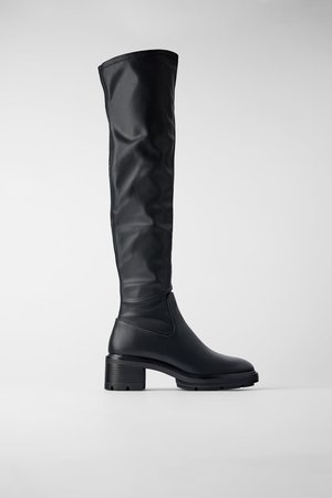 FLAT BOOTS WITH TRACK SOLES-NEW IN-TRF | ZARA United Kingdom