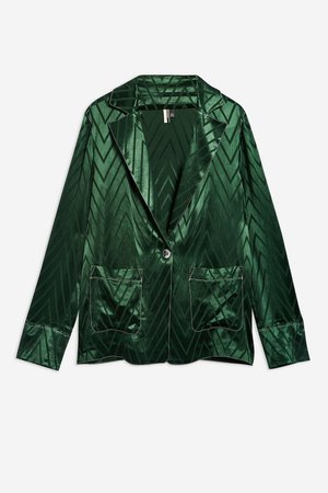Chevron Contrast Stitch Jacket - Jackets & Coats - Clothing - Topshop