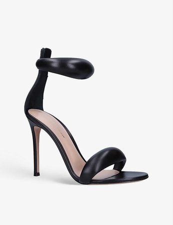 GIANVITO ROSSI - Bijoux padded-strap leather heeled sandals | Selfridges.com
