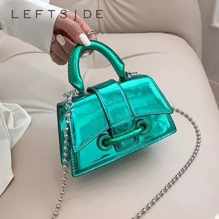 Evening Bags Left Side Y2K Mini Leather Metal Style Solid Body Bag Spring Designer Handbag Chain Bag 230718 From Lian06, $9.42 | DHgate.Com