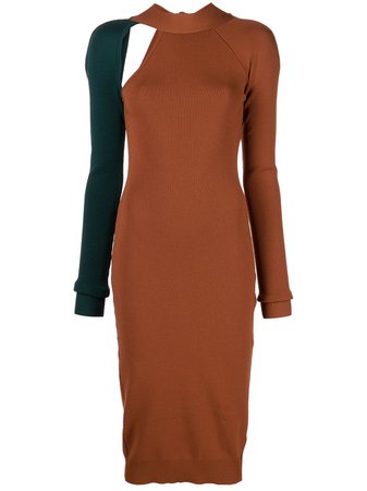 Shop Monse tie-back knitted dress with Express Delivery - FARFETCH