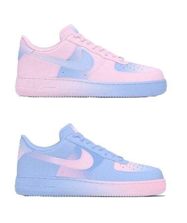 Cotton Candy Air Force Ones