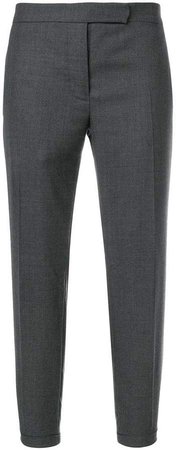 Striped Low-rise Wool Trouser