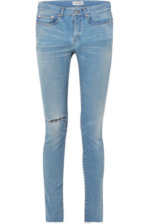 Balenciaga | Jean skinny taille haute effet vieilli | NET-A-PORTER.COM