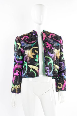 Vintage Michael Novarese Electric Fleur Jacket & Dress Set – Recess