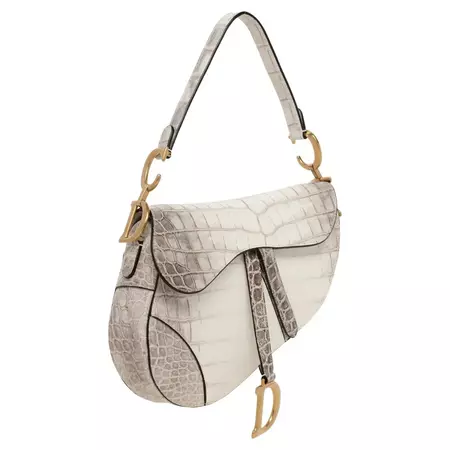 Dior Saddle Bag Medium Matte Niloticus Himalayan Aged Gold Hardware For Sale at 1stDibs | dior himalayan saddle bag, dior himalayan bag, dior himalayan