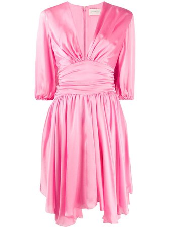Alexandre Vauthier Draped Silk Mini Dress - Farfetch