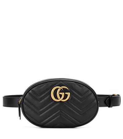 Gg Marmont Leather Belt Bag - Gucci | mytheresa
