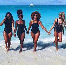 african american girls at beach - Google Search