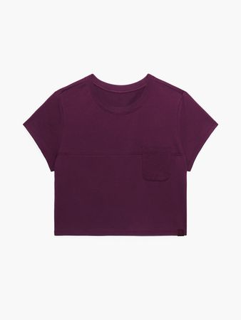 Xssential Baby Pocket Tee in Purple | SAVAGE X FENTY
