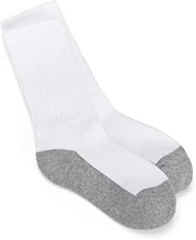 Amazon.com: Jefferies Socks Boys 8-20 Seamless Toe Athletic Crew, White, 6-pack M 8-9 1/2: Seemless Socks For Boys: Clothing