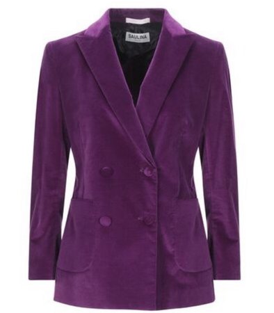 purple velvet jacket blazer