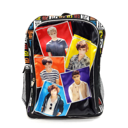 Rare One Direction 2012 1D Media Multicolor Backpack Harry Styles | eBay