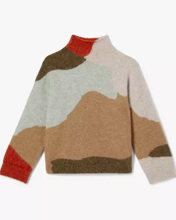 Rajni Sweater - Alpaca Jacquard :: Multi – M.M.LaFleur