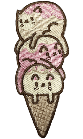 cat ice cream patch