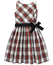 Polo Ralph Lauren Little Girls Tartan Fit & Flare Dress & Reviews - Dresses - Kids - Macy's