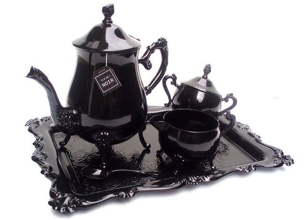 noir tea set