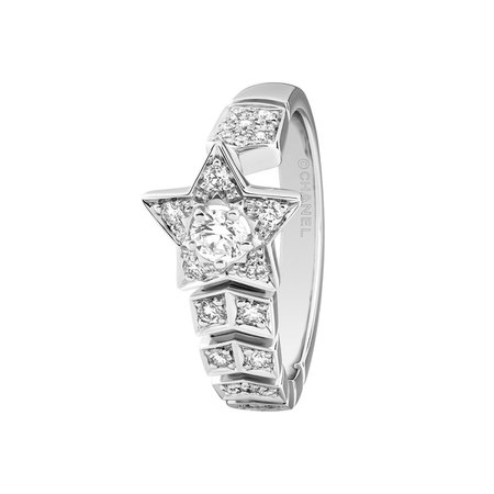 Chanel Diamond "Comète" Chevron Shooting Star Ring | Betteridge