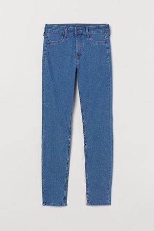 Skinny Regular Ankle Jeans - Dark denim blue - Ladies | H&M US