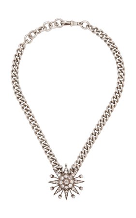 Anne Marie One-Of-A-Kind Antique Silver Diamond Necklace by Toni + Chloë Goutal | Moda Operandi