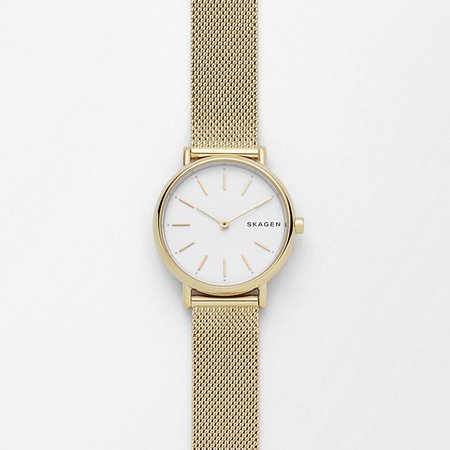Skagen Slim gold Signature watch