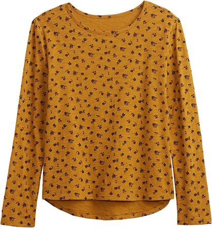 Amazon.com: GAP Girls' Foreversoft Long Sleeve Tee T-Shirt: Clothing, Shoes & Jewelry