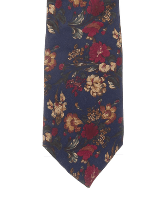 CHRISTIAN DIOR Silk Patterned Print Tie