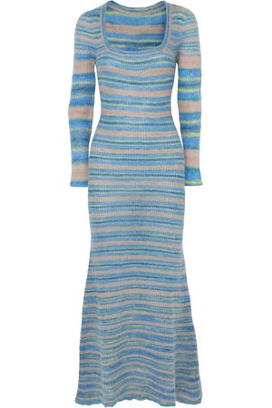 Jacquemus | Perou striped knitted maxi dress | NET-A-PORTER.COM