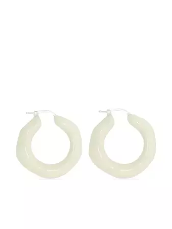 Jil Sander Chunky Hoop Design Earrings - Farfetch