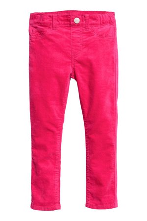H&M Velvet Pants Raspberry