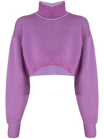 Nagnata Cropped rib-knit Sweater - Farfetch