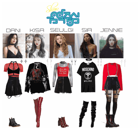 《BLACKVELVET》''BAD GIRLS'' Show Music Core Stage Outfit