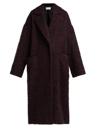 RAEY  Dropped-shoulder wool-blend blanket coat