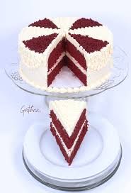 unique red velvet cake designs - Google Search