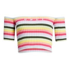 Obey Coco Stripe Off The Shoulder Top