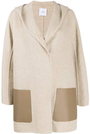 cashmere hooded coat