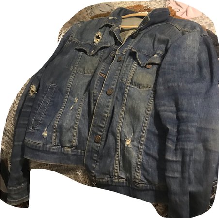 waist-length denim jacket