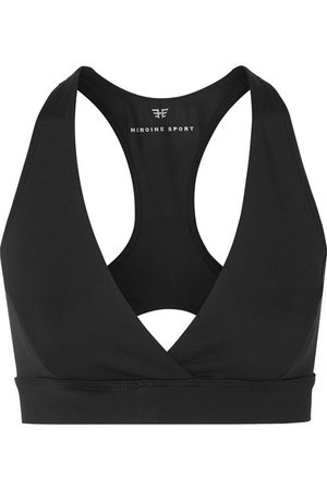 Heroine Sport | Radiance cutout stretch sports bra | NET-A-PORTER.COM