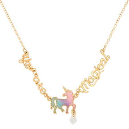 You Are Magical Statement Necklace | Claire's US