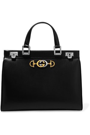 Gucci | Zumi embellished medium leather tote | NET-A-PORTER.COM