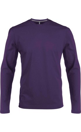 men’s purple long sleeve shirt