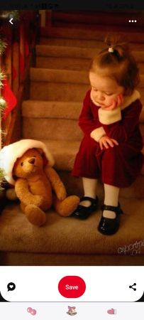 Child Waiting for Christmas/Santa