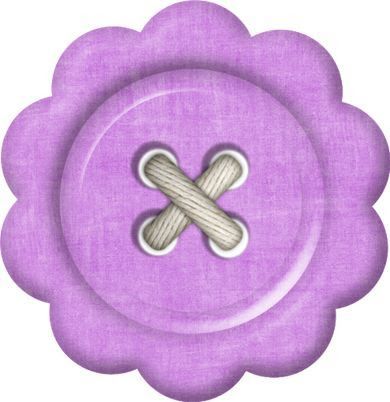 purple flower button