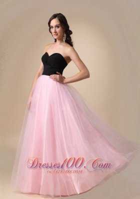 Pink & Black Dress