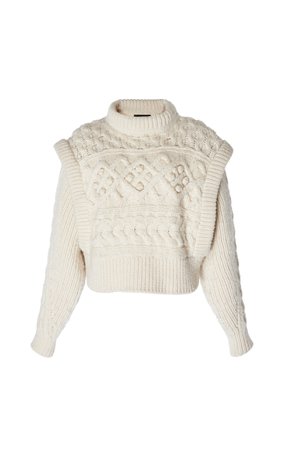 Milane Layered Cable Knit Sweater by Isabel Marant | Moda Operandi