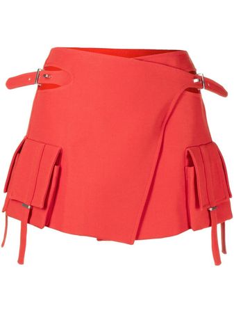 Dion Lee cut-out side-buckle Mini Skirt - Farfetch