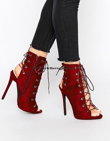 Sale-women-shoes-Public-Desire-Elisa-Wine-Lace-Up-Peep-Toe-Shoe-Boots-US-Size55-65-7-Canada-on-sale.jpg (870×1110)