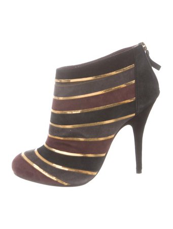 Etro Striped Ankle Boots - Shoes - ETR72051 | The RealReal